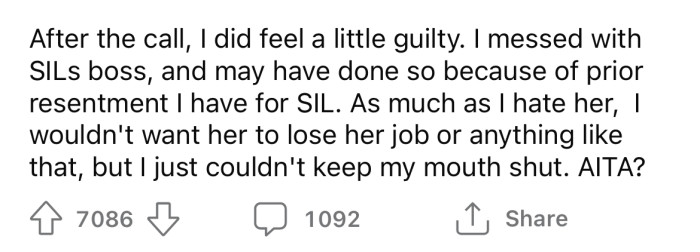 Now the OP is wondering if he was the a**hole here.