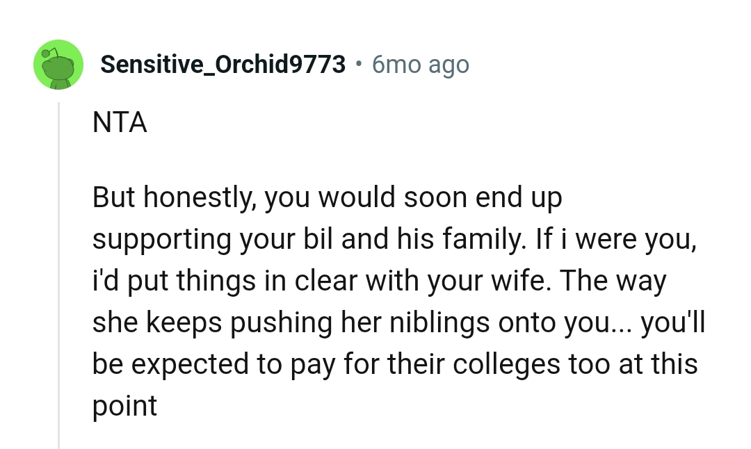 The OP will be expected to pay for the colleges too