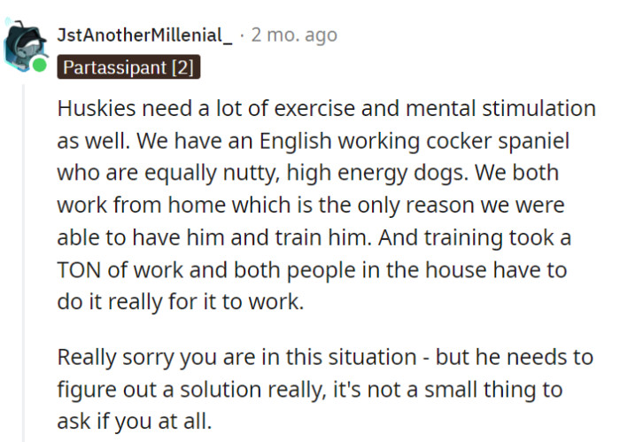 Her partner's got a big decision to make, and it's more than just a walk in the park.