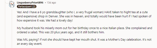 11. I love that you've taken your granddaughter out for tea; I had no idea this even existed!