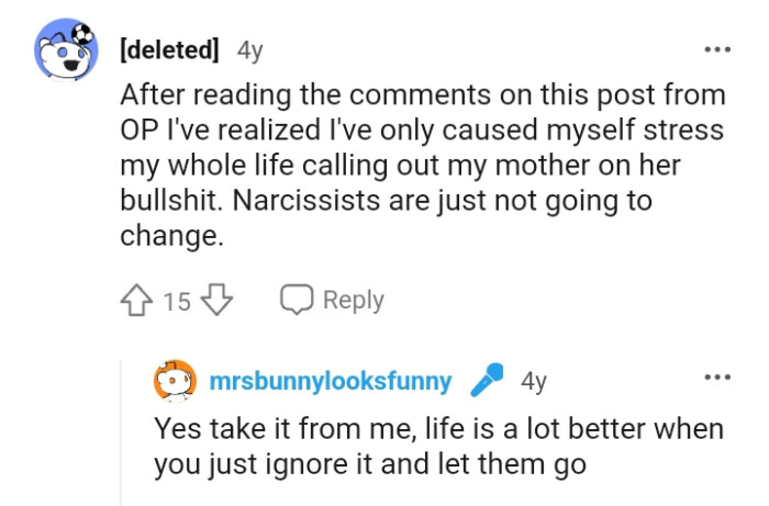 Narcissists are not just going to change