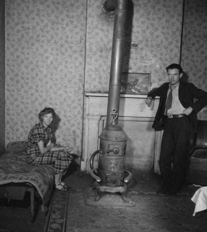 "A Picture From Inside The Home Of A Low-Income Family Living Near Cincinnati, Ohio, During The Great Depression. Hamilton County, Ohio, December 1935"