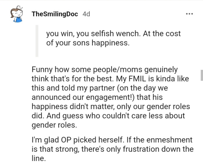 Guess who couldn't care less about gender roles