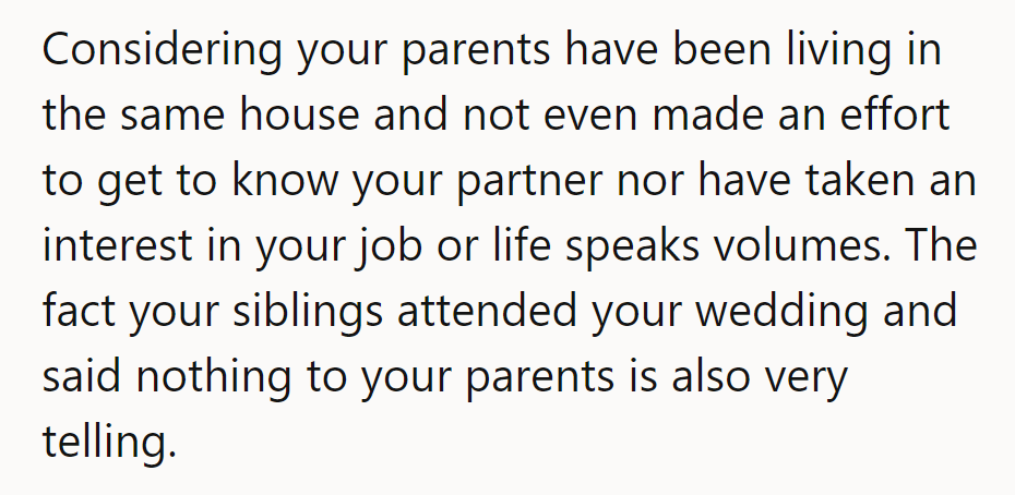 Family dynamics: silent as a library at midnight.