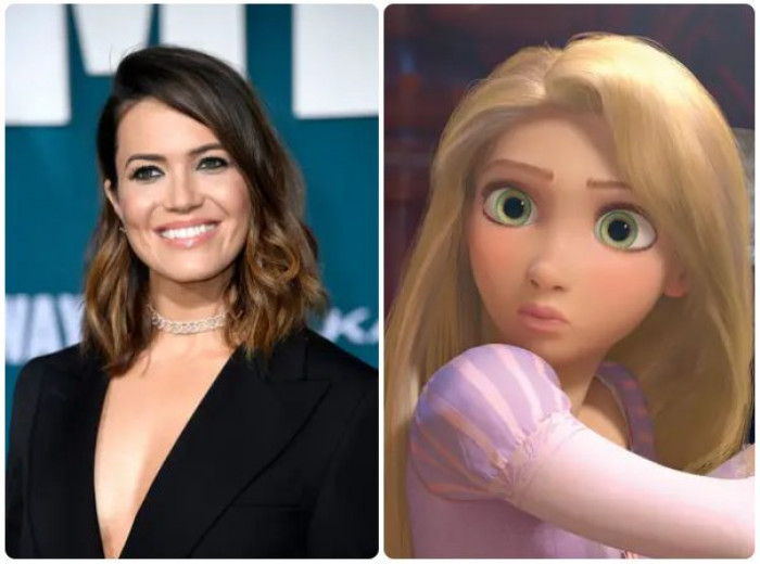 33. Mandy Moore as Rapunzel in Tangled