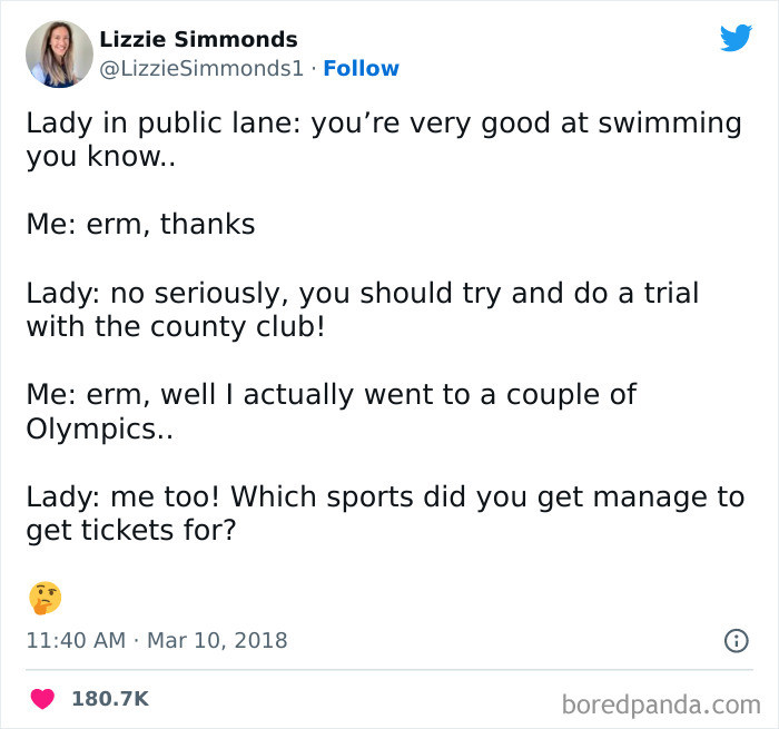 30. Lady Does A Good Swim