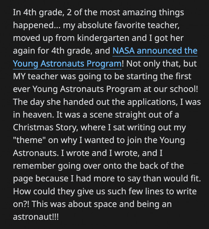 It must have felt like the stars themselves aligned to help him achieve his dreams!