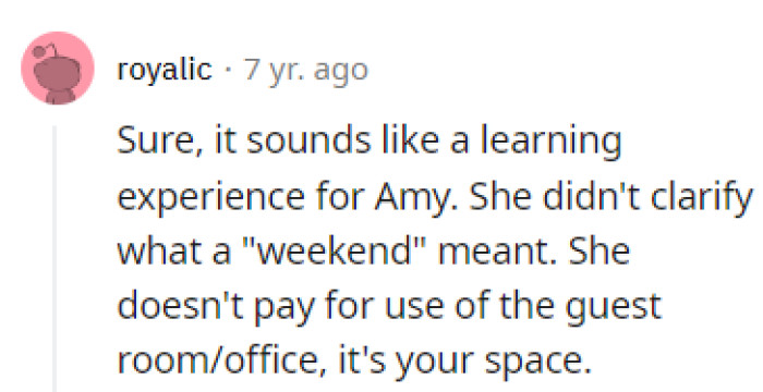 A learning experience