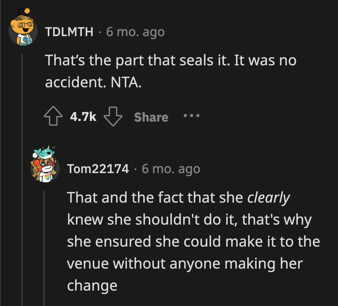 There was never a business call, was there?