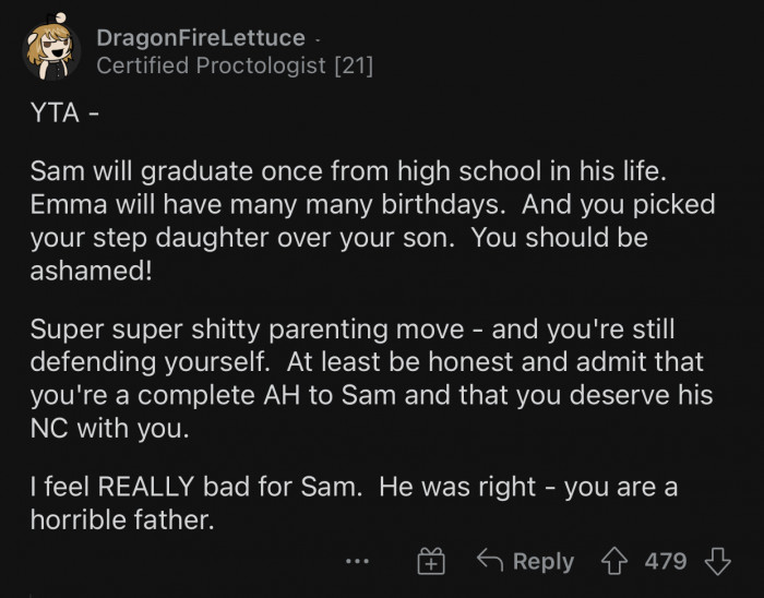 Graduating from high school is something you do once in your life.