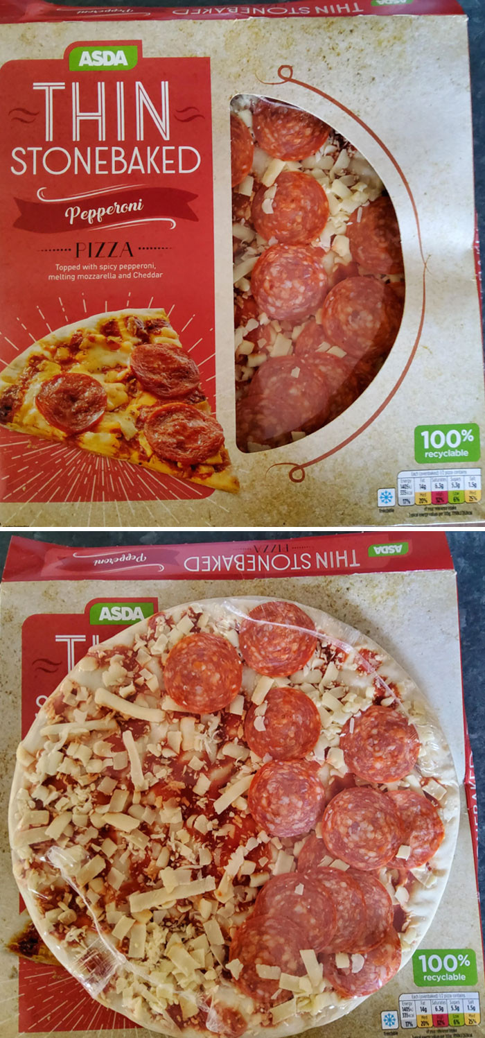 9. Gotta rearrange the pepperoni, I guess.