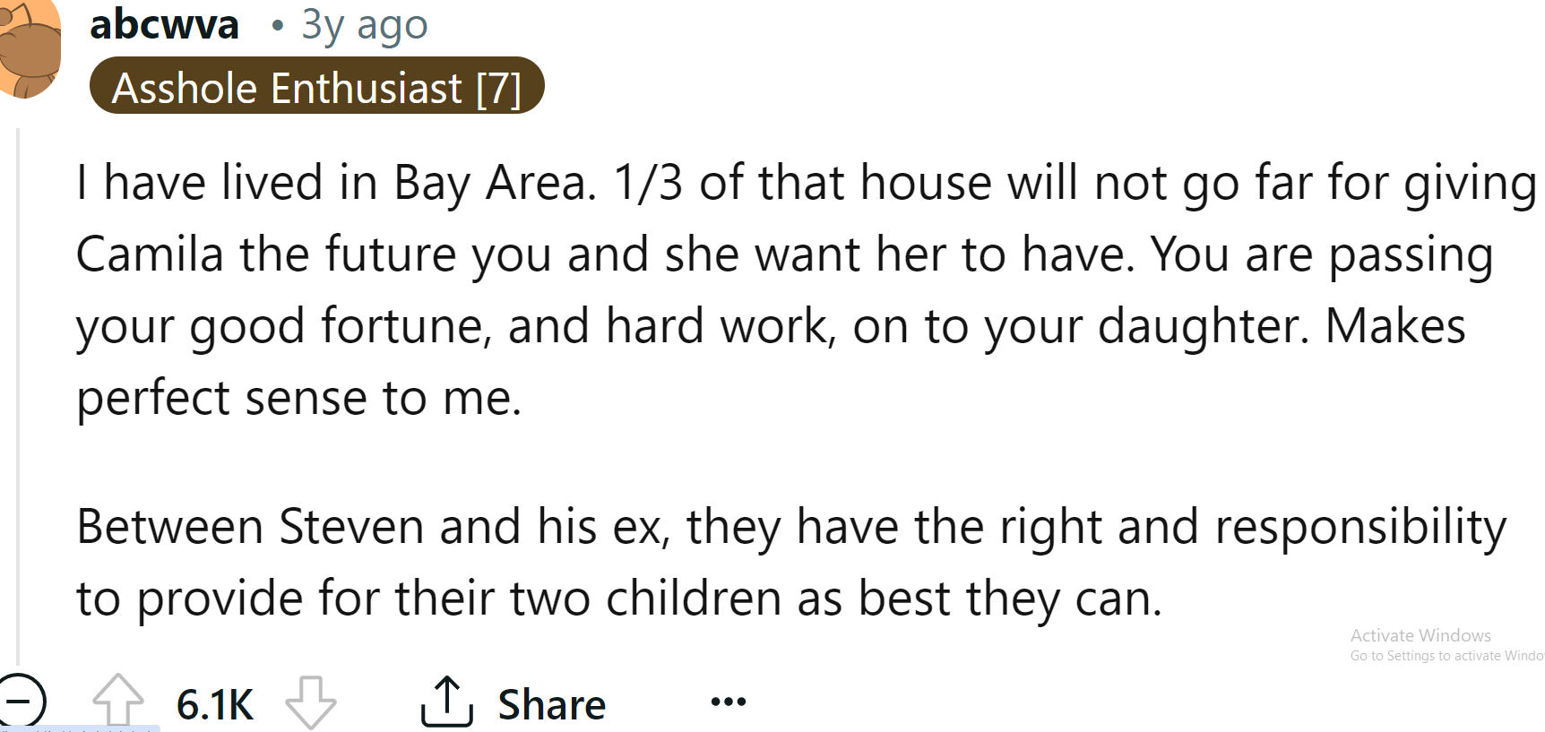 The OP has no obligation to provide for her fiancé's kids