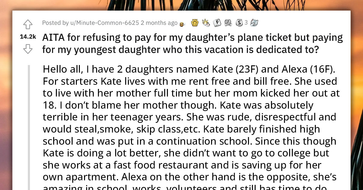 Father Of Two Sets The Record Straight After His Adult Daughter Cried On TikTok About How He Didn't Buy Her A Plane Ticket As He Did For His Teen Daughter
