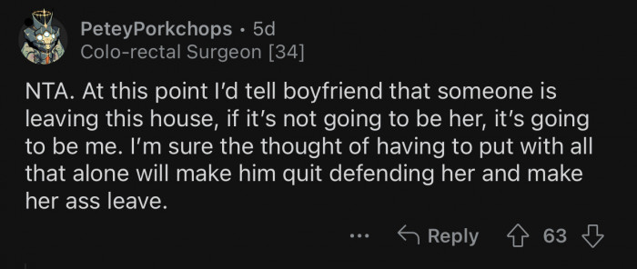 It's either the SIL or OP.