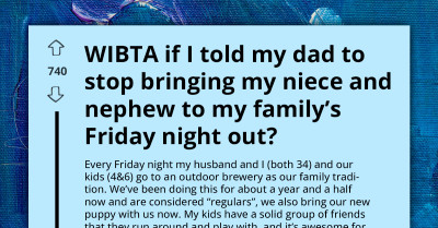 Man Tries To Dodge Babysitting By Bringing Grandkids To Daughter's Family Night Out, Daughter Sees Through His Plan