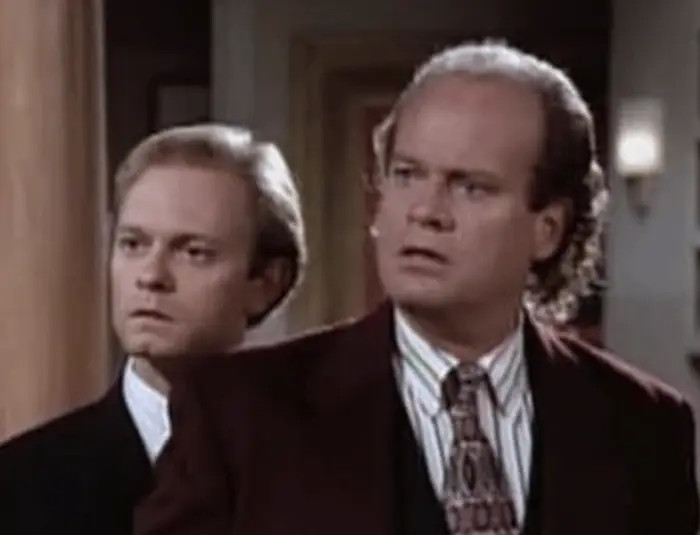 15. Frasier (Kelsey Grammer) and Niles Crane (David Hyde Pierce) from Frasier