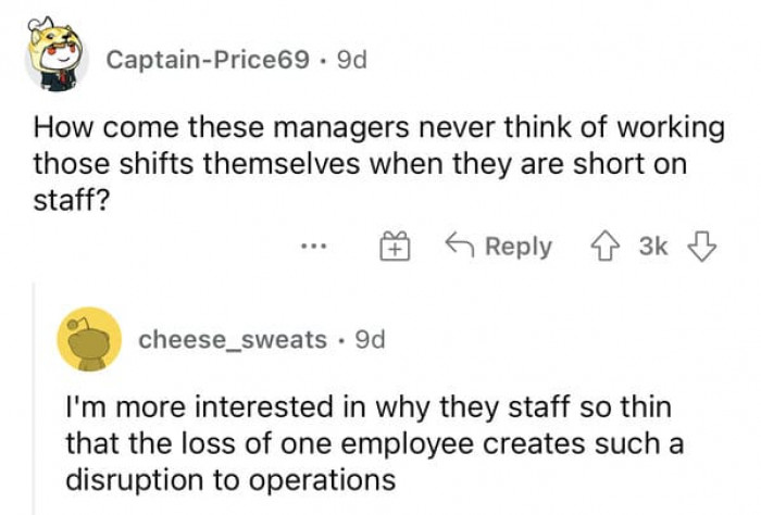 These are both huge problems that we see often in businesses like this.
