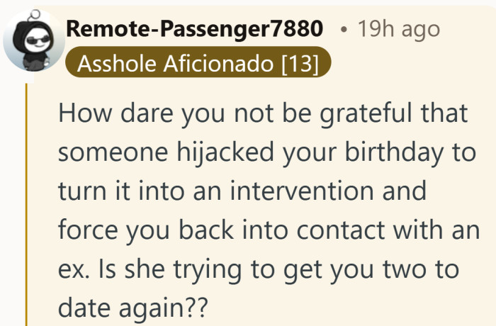 Calling it gratitude misses the part where the day quietly turned into an ambush.