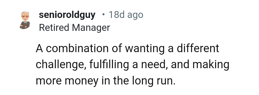 11. You make more money in the long run