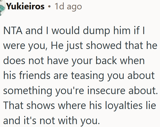 He made it clear he doesn’t support OP.