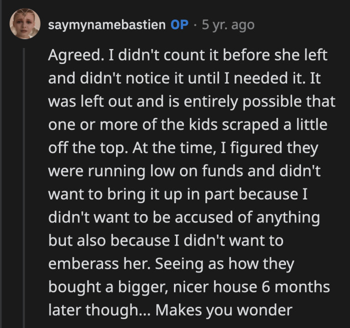 OP wants to see the best in people, but her aunt definitely used her.