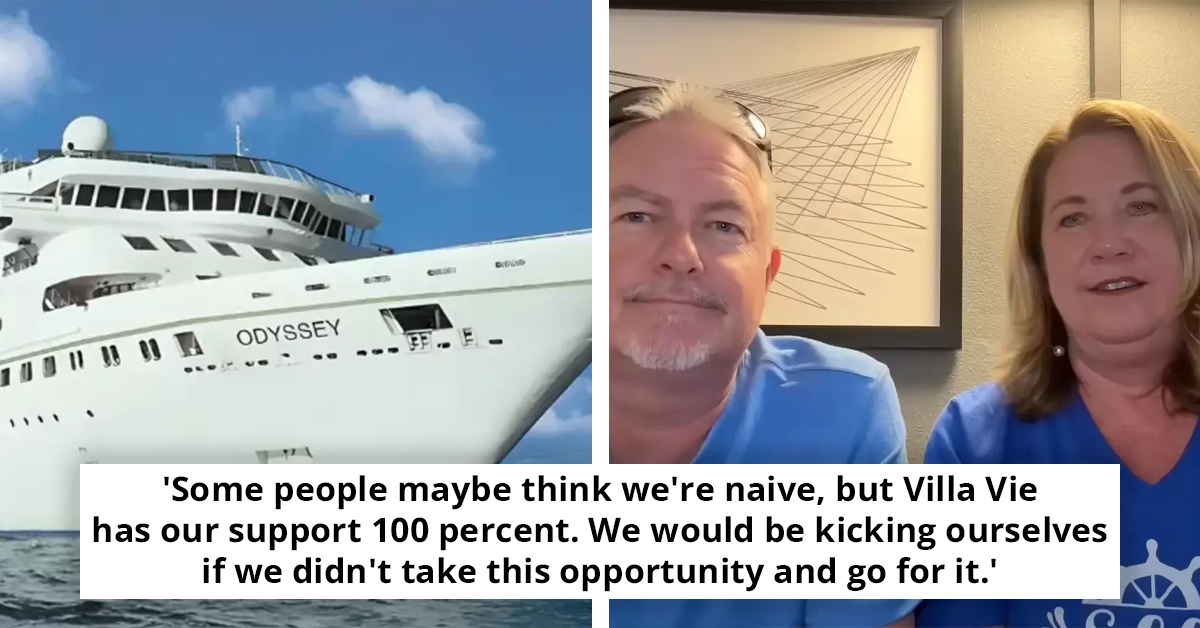 Couple Drops £680,000 On World Cruise That Still Hasn’t Left Port—Gives Sneak Peek Inside Their Floating Home