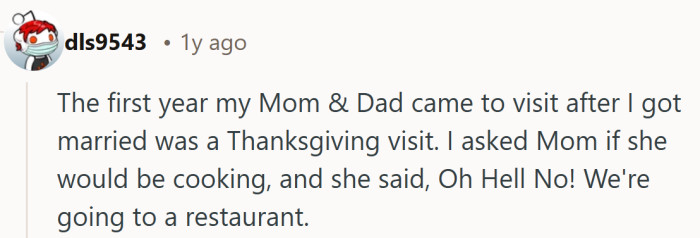 Mom didn’t hesitate for a second. She picked the restaurant life and never looked back.