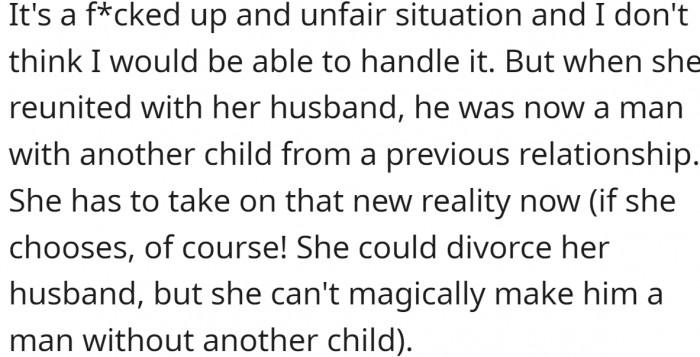 It is an unfair situation