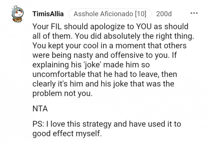 You did absolutely the right thing