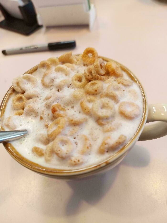 "Do You Guys Like My Cheerios Latte"