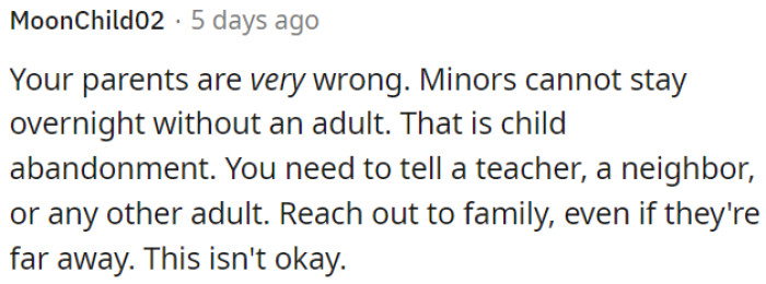 This situation is not acceptable.