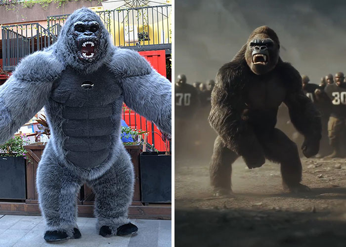1. When the “100 men vs 1 gorilla” meme becomes your Halloween personality