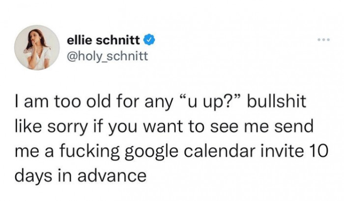 49. There is a multi-day process of getting mentally and emotionally prepared for socialization