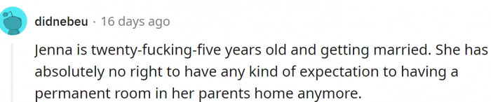 We kind of feel sorry for her husband...