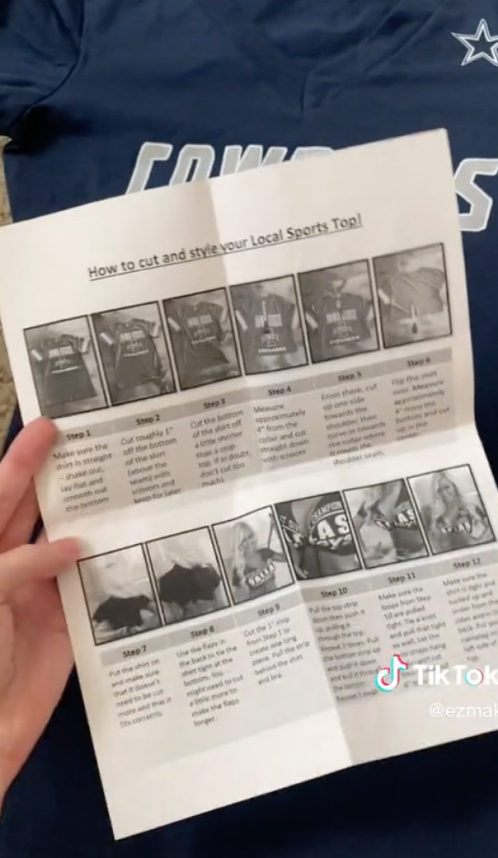 There are specific instructions from the company showing servers exactly what to do