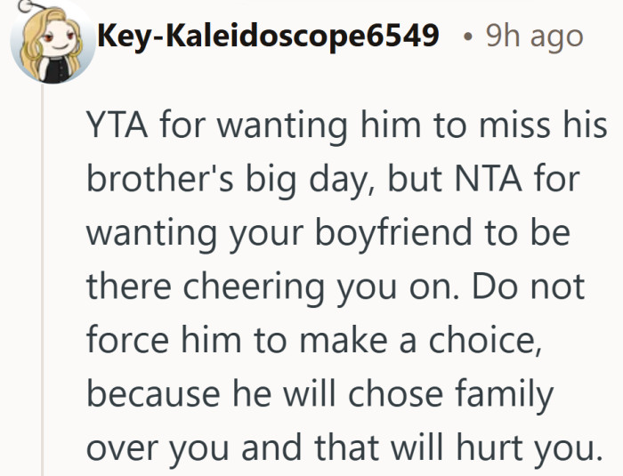 It gently shifts from advice to reality, and that reality might sting.