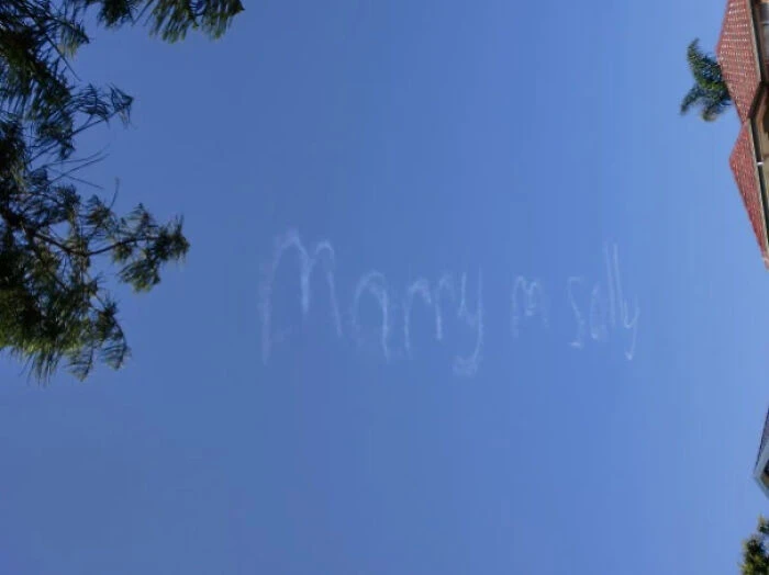 "So The Terrible Marriage Proposal Thread Reminded Me That This Happened At A Crowded Beach A Couple Of Years Ago"
