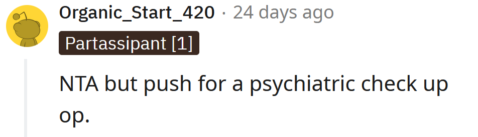 She needs some help.