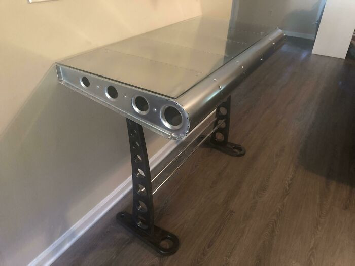 "i Make These Airplane Wing Tables From Scratch Using.050” Aluminum Sheet"