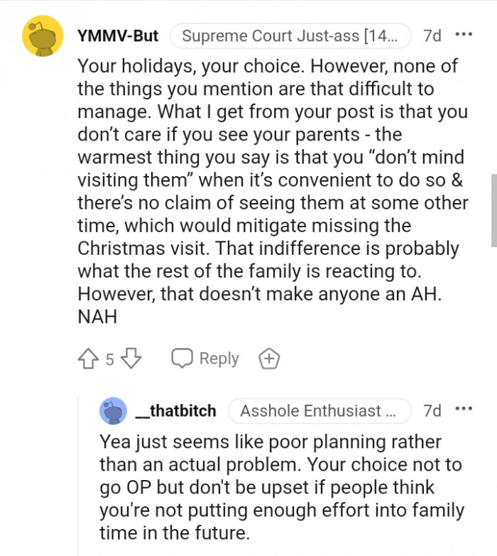 You can visit when it's convenient to do so