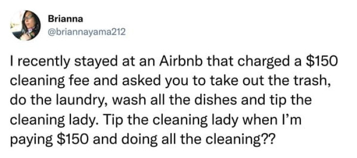What is the cleaning fee there for?