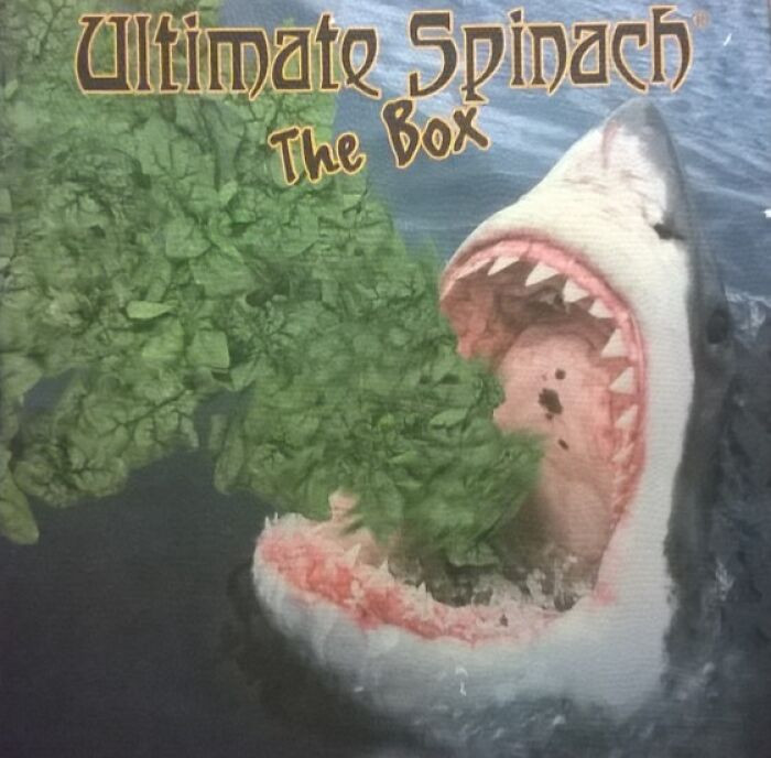 Ultimate Spinach - The Box. Vegetarian Shark