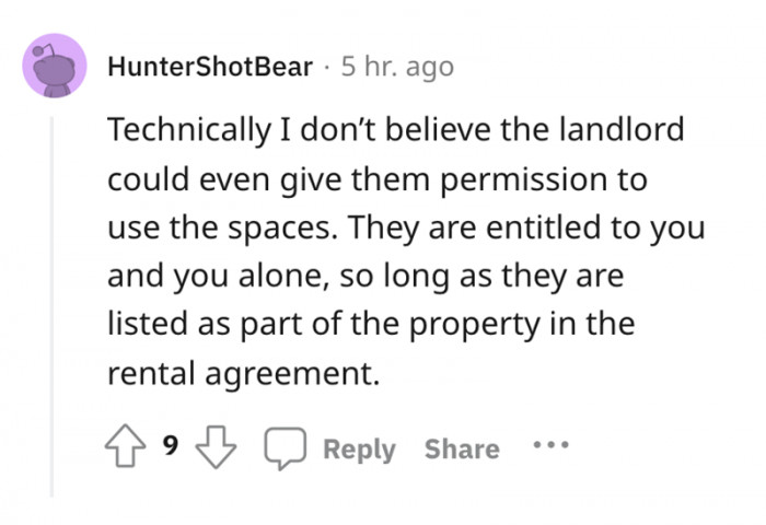 They are entitled to you and you alone