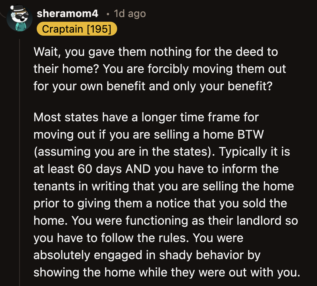 OP was purposefully sneaky in having their realtor show the home to potential buyers while they took their grandparents out for the day.