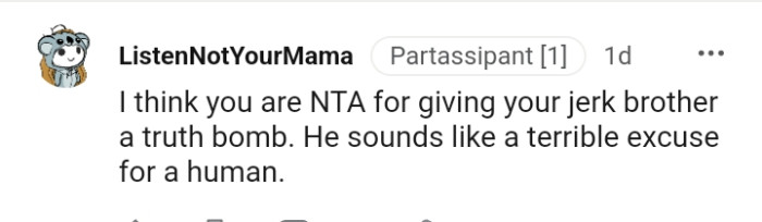 He sounds like a terrible excuse for a human