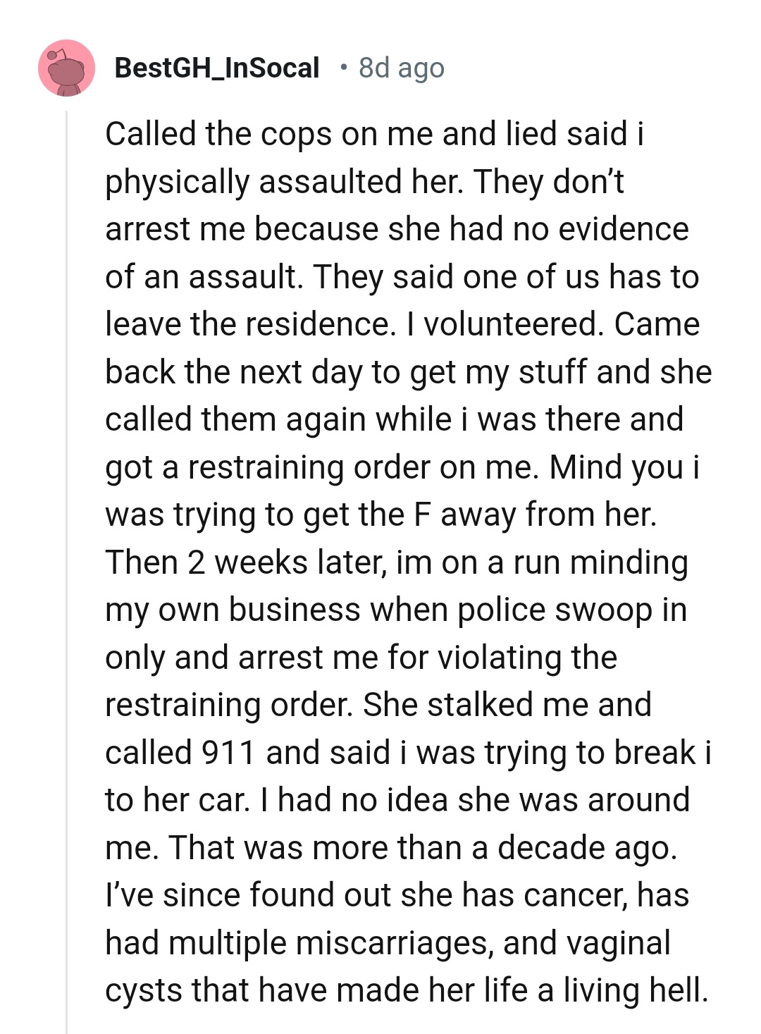 29. Just minding my own business