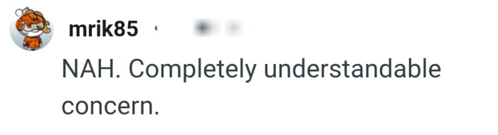 It's completely understandable