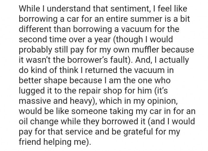 I feel like borrowing a car for an entire summer