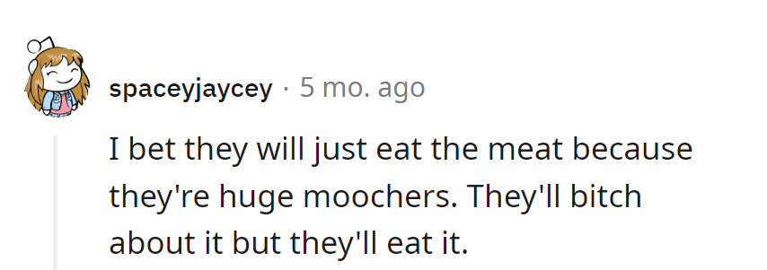 Moochers in action: They'll gripe, but watch them devour the meat. The saga of selective principles unfolds...