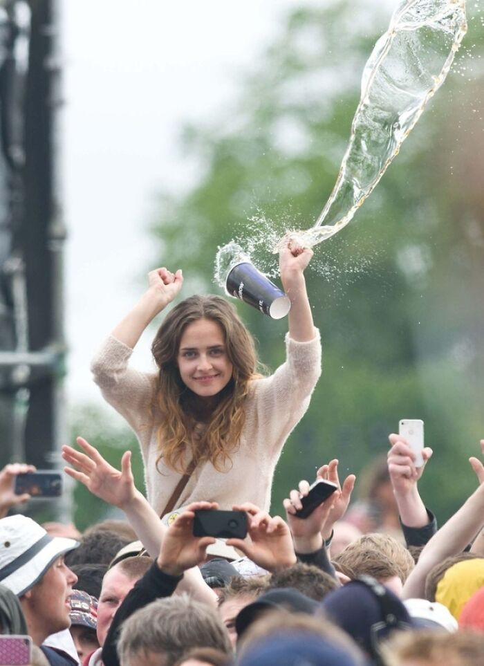"Taken Before Realizing Maybe Going To A Concert Was A Bad Idea"